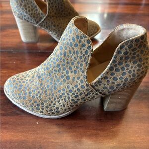 Valentina Leopard Print Ankle Booties